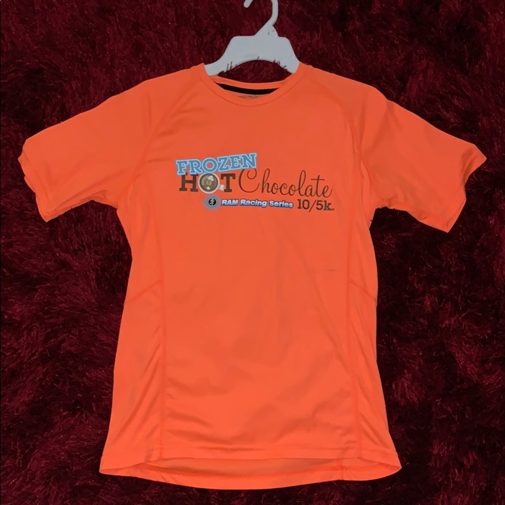 Orange Race shirt